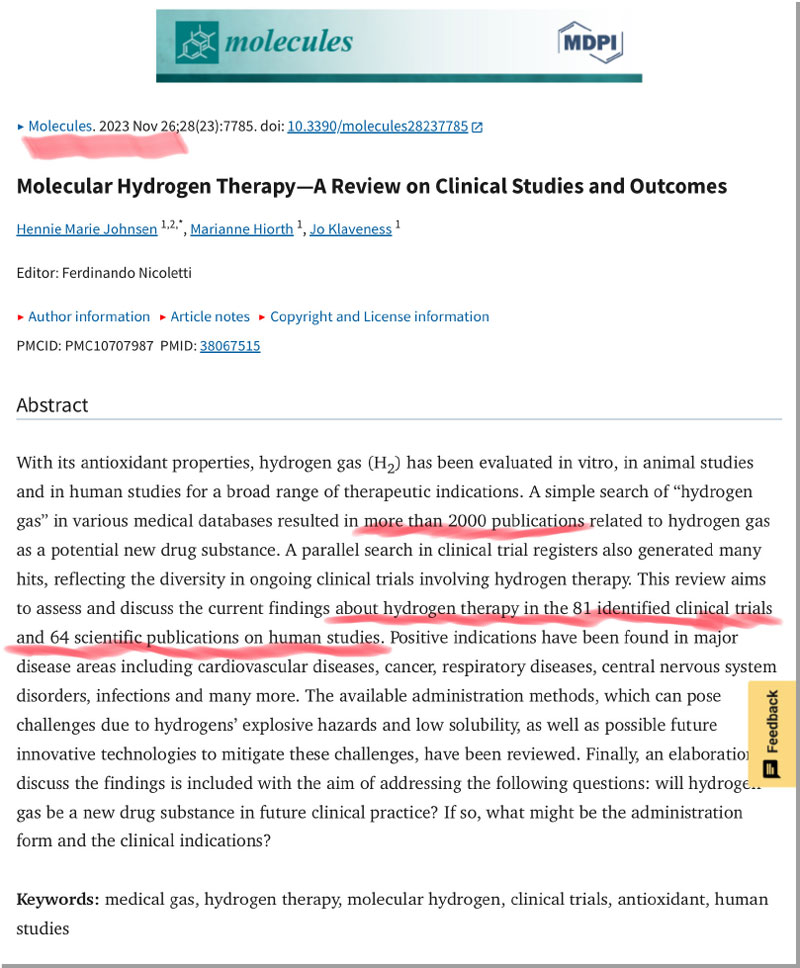 氫分子是最完美的抗氧化劑